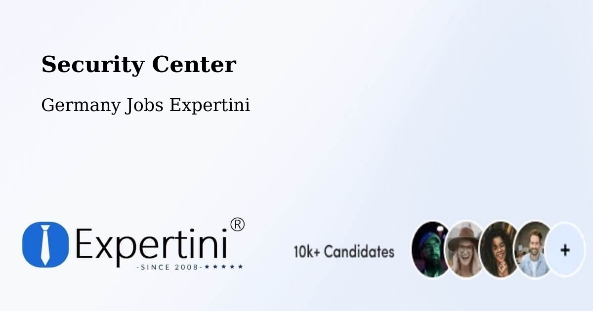 Security Center - Germany Jobs Expertini